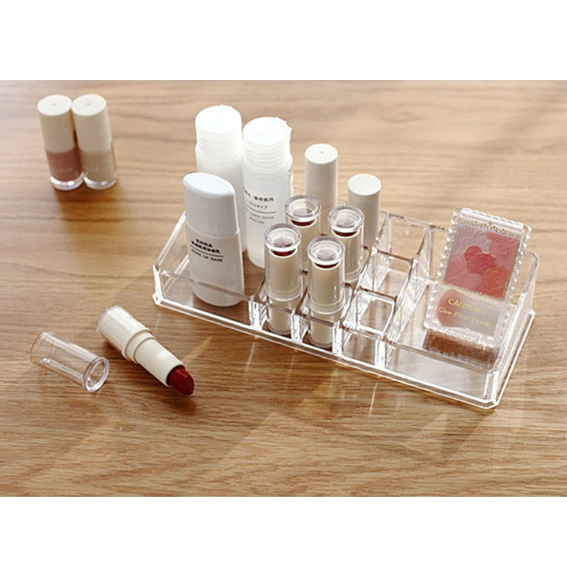 Portable Transparent Makeup Organizer - Glow Dusk
