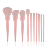 Natural Hair Colorful Makeup Brushes - Glow Dusk