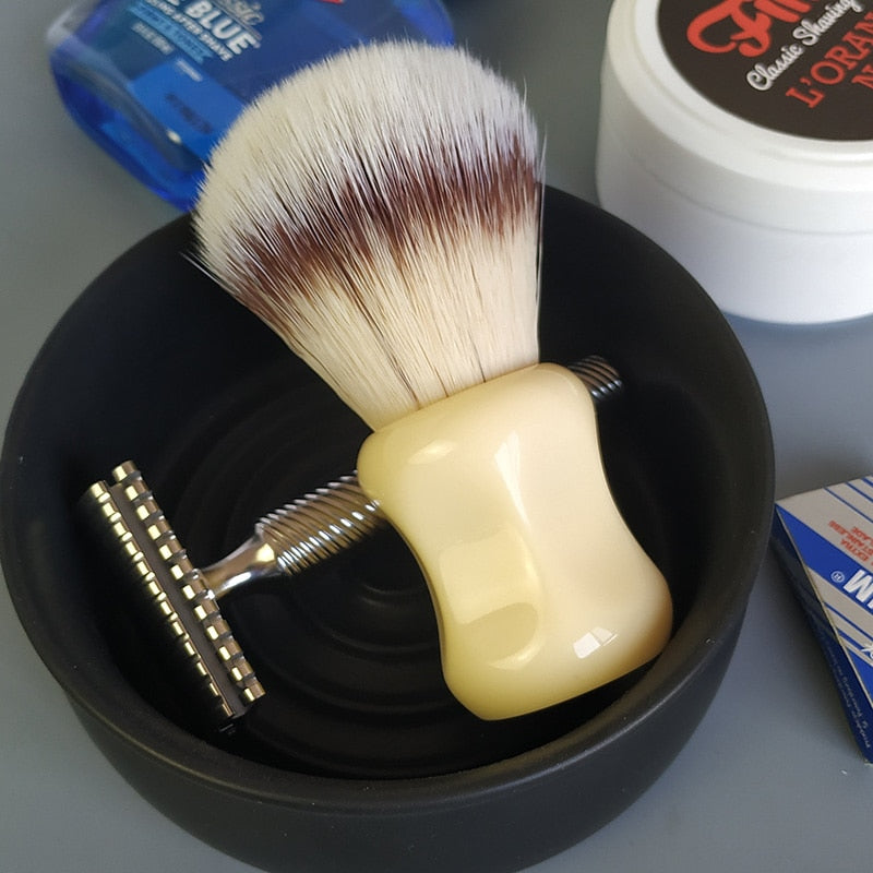 Soft synthetic hair shaving brush - Glow Dusk