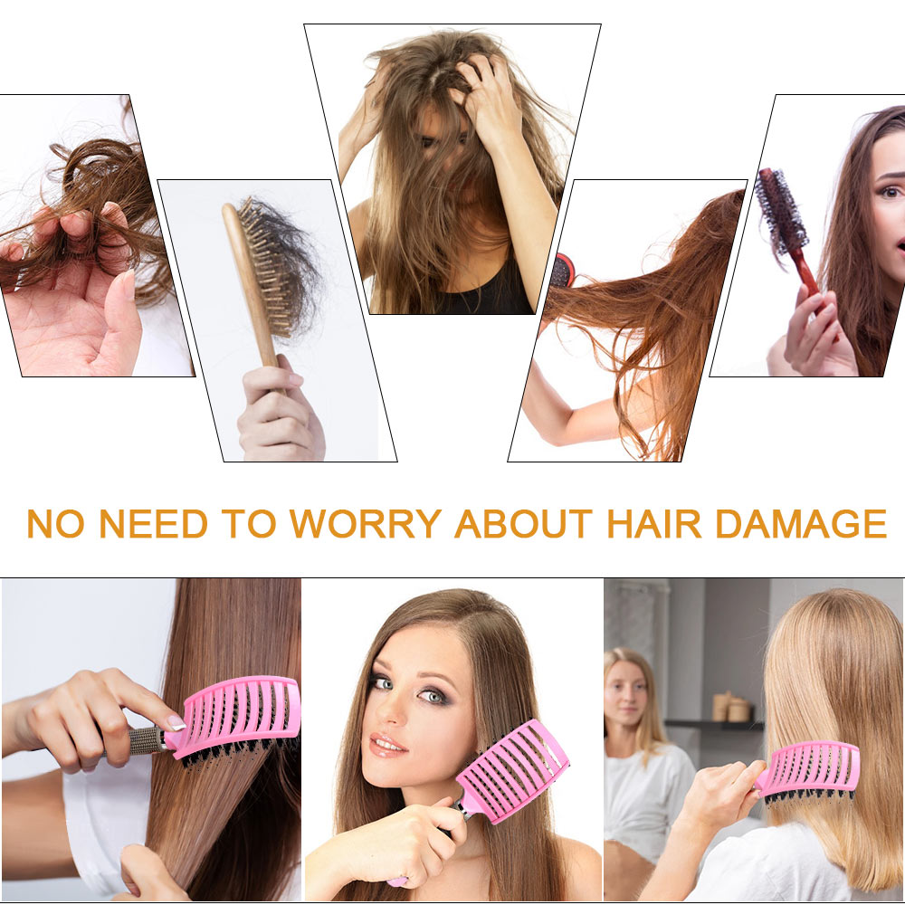 Hair Comb Scalp Massage - Glow Dusk