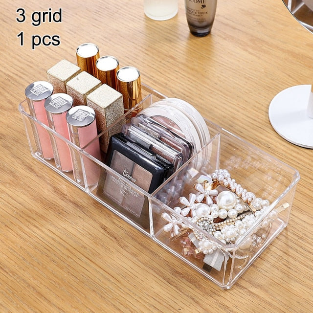 Portable Transparent Makeup Organizer - Glow Dusk