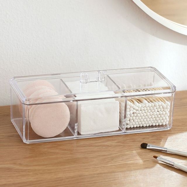 Portable Transparent Makeup Organizer - Glow Dusk