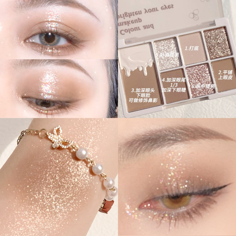 Glitter 7 Colors Eyeshadow Palette
